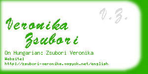 veronika zsubori business card